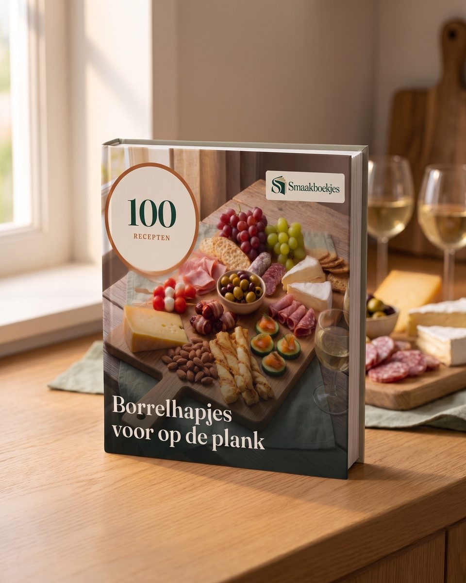 Het boek 100 Borrelhapjes voor op de plank