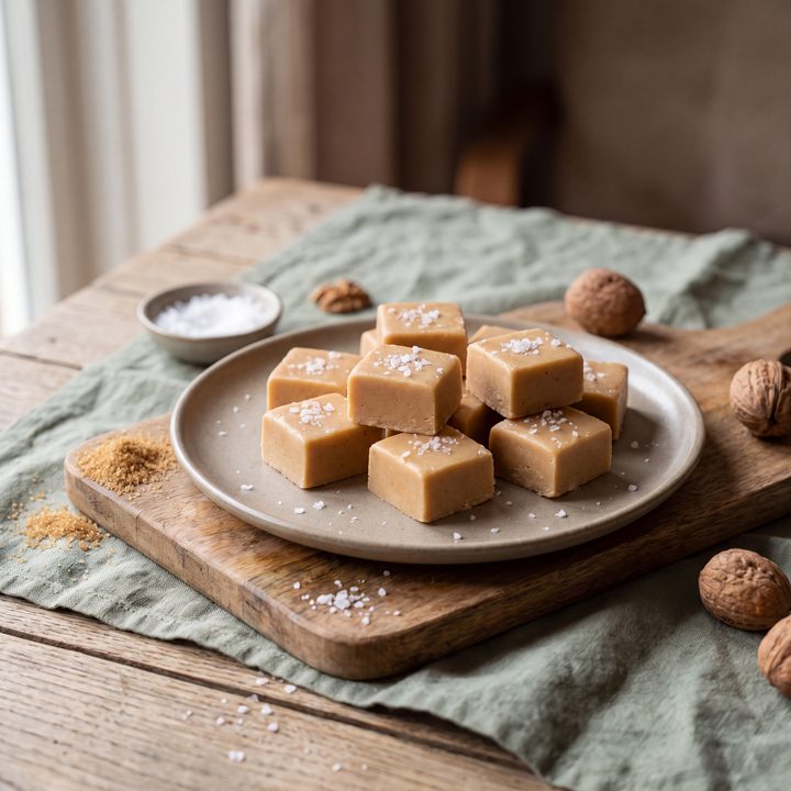 Fudge met zeezout