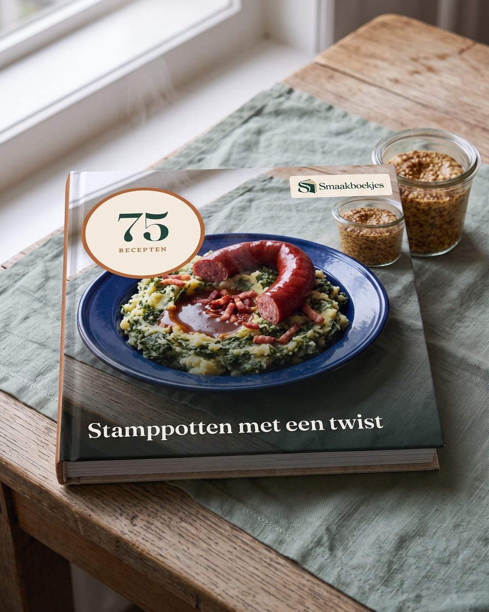 Het boek 75 Stamppotten met een twist op tafel