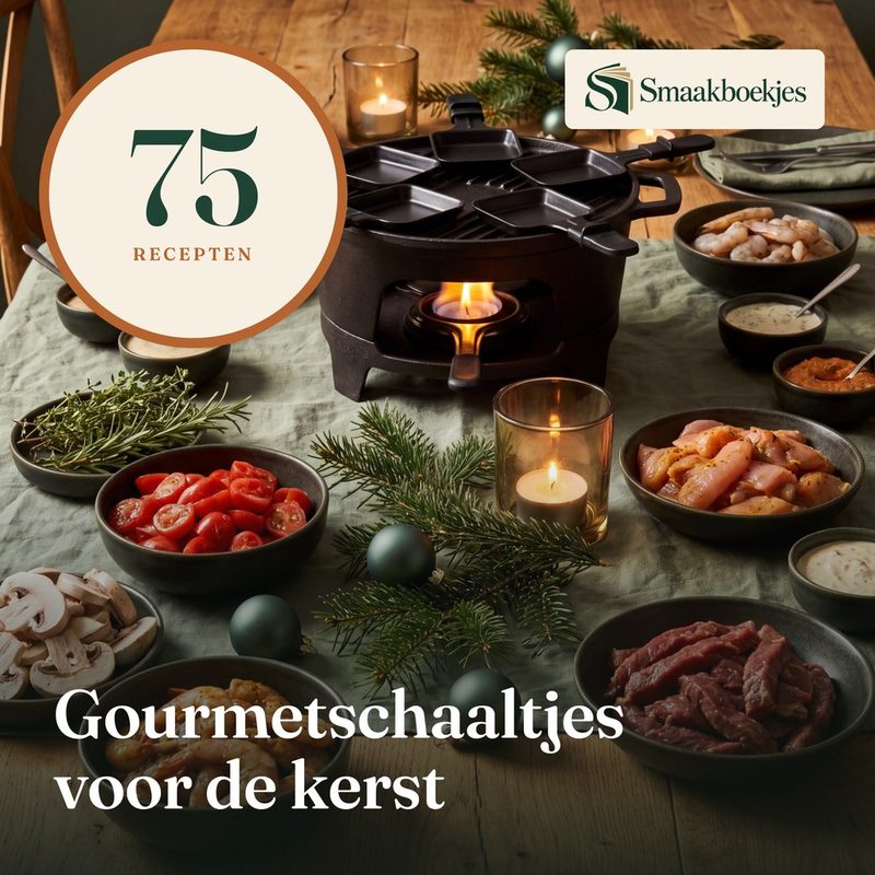 De omslag van 75 Gourmetschaaltjes voor de kerst