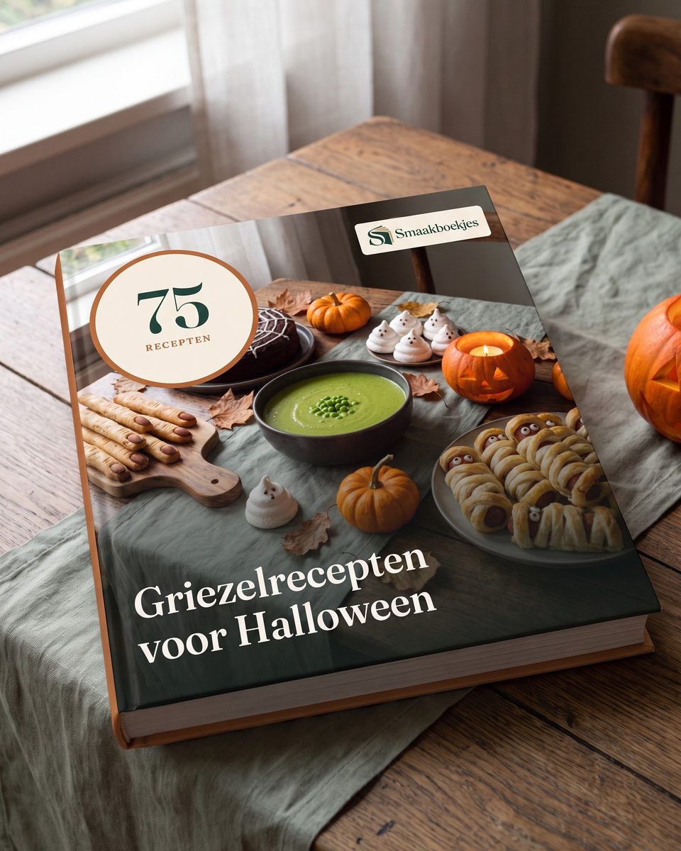 Het boek 75 Griezelrecepten voor Halloween op tafel