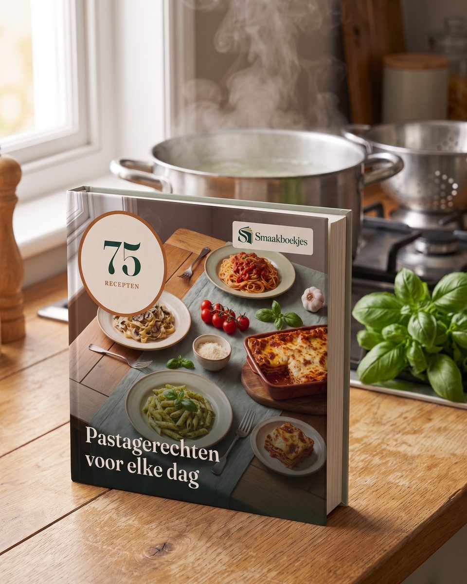 Het boek 75 Pastagerechten voor elke dag in gebruik