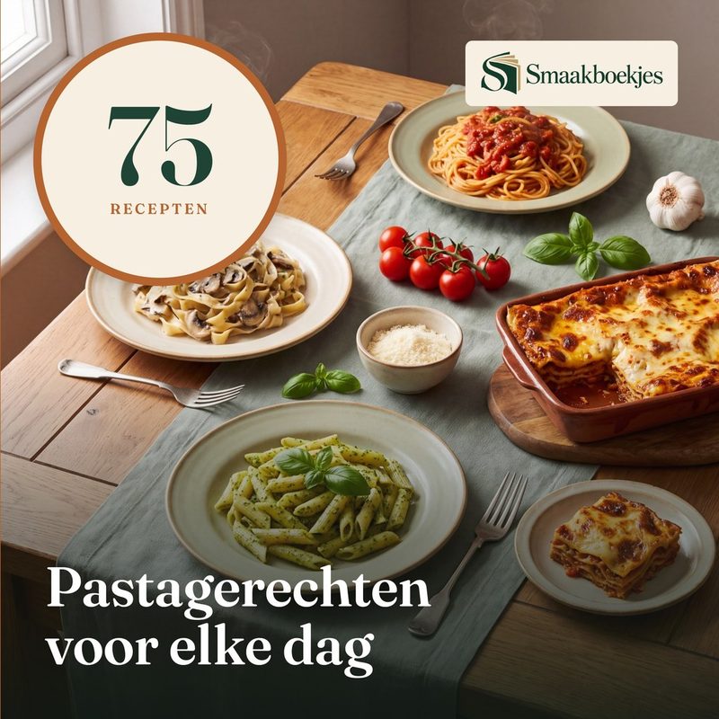 De omslag van 75 Pastagerechten voor elke dag