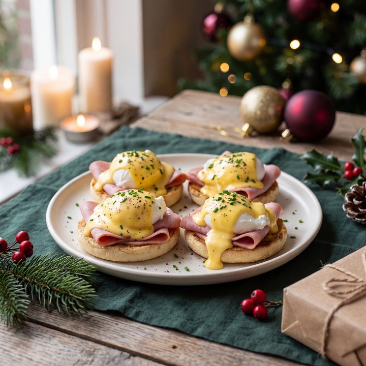 Eieren Benedict met snelle hollandaise