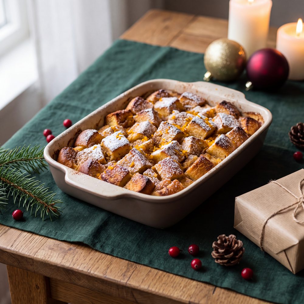 Wentelteefjes uit de oven met kaneel en sinaasappel