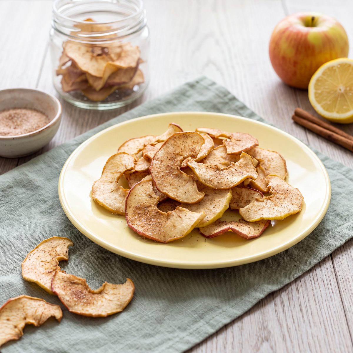 Appelchips uit de oven