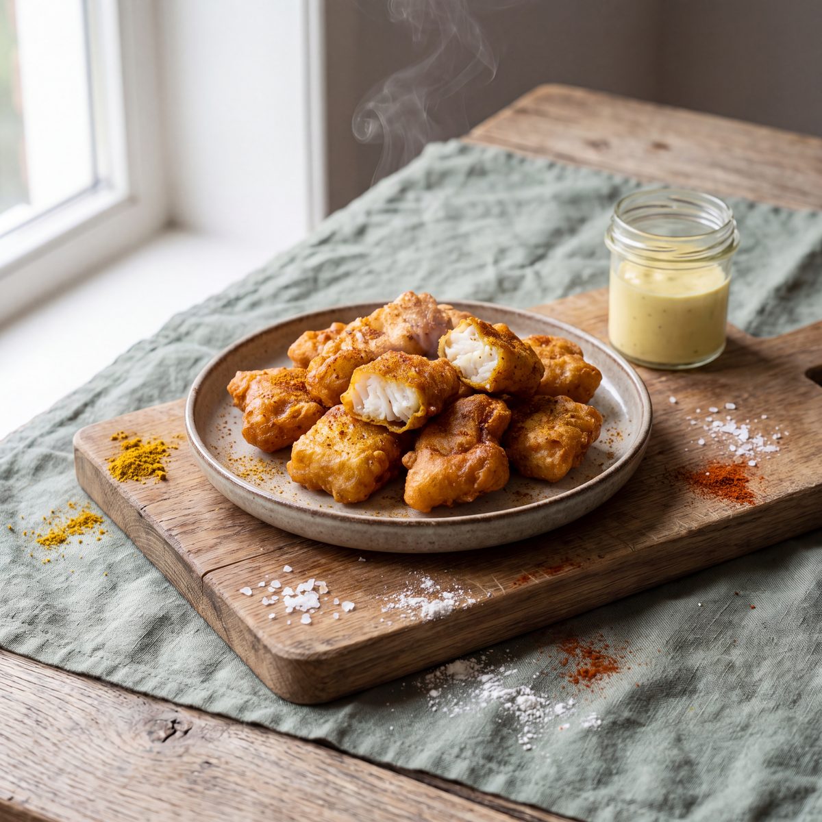 Kibbeling zoals op de markt