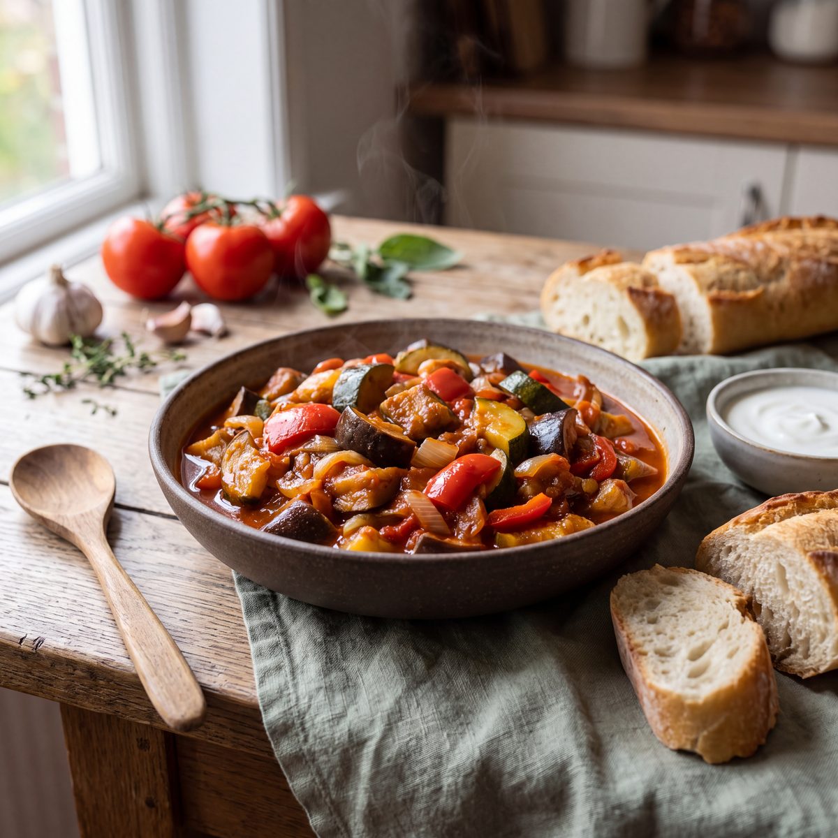 Ratatouille uit de slowcooker