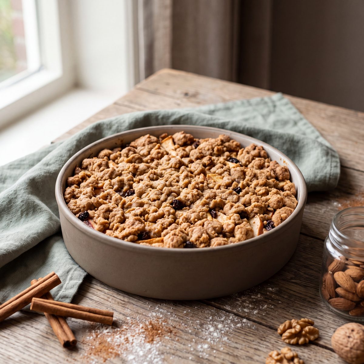 Speculaastaart met appel